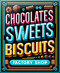 The Chocolates Sweets and Biscuits Factory Shop