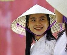 Pointy cheap asian hat