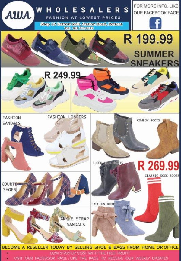 Factory Shops and Shopping Online in Cape Town, Johannesburg, Durban