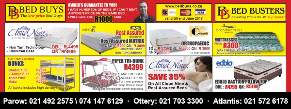 bed and mattress specials cape town