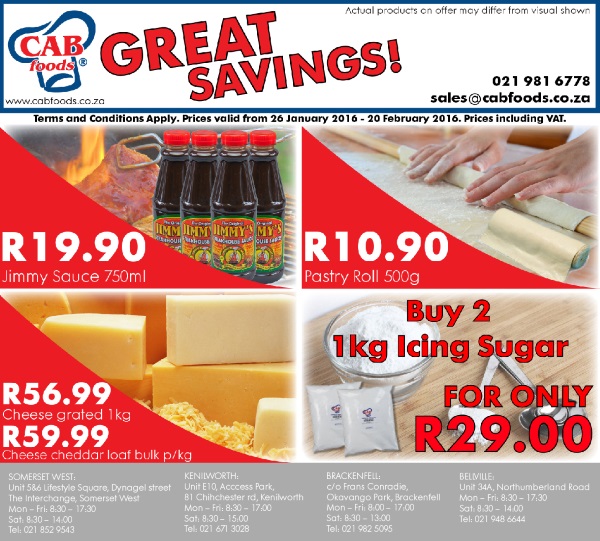 Factory Shops and Shopping in Cape Town, Johannesburg, Durban, Gauteng