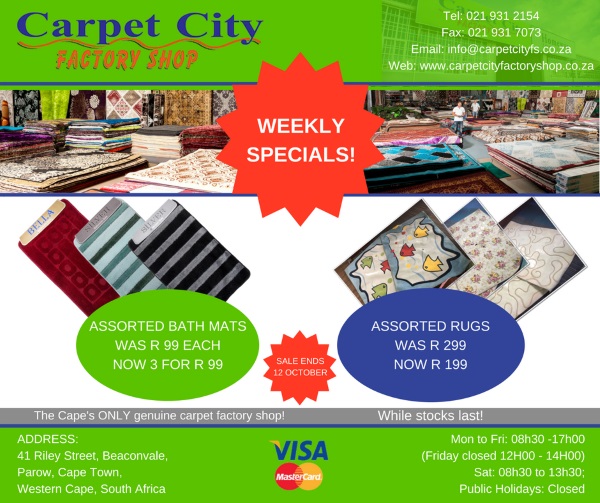 Factory Shops and Shopping Online in Cape Town, Johannesburg, Durban, Gauteng, South Africa