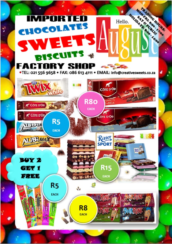 Factory Shops and Shopping Online in Cape Town, Johannesburg, Durban