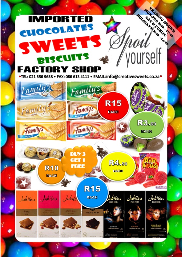 Factory Shops and Shopping Online in Cape Town, Johannesburg, Durban