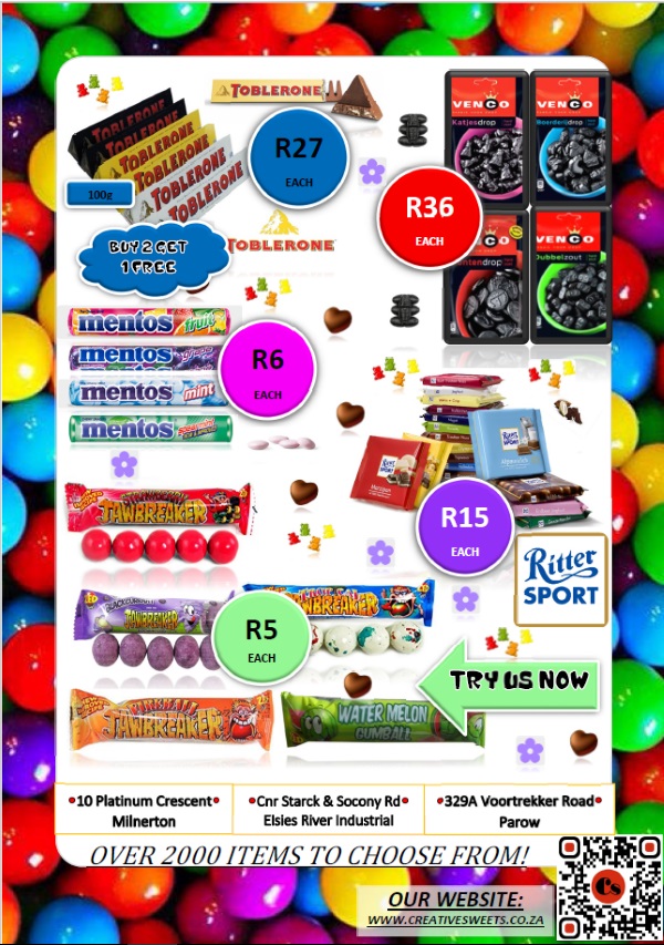 Factory Shops and Shopping Online in Cape Town, Johannesburg, Durban, Gauteng, South Africa