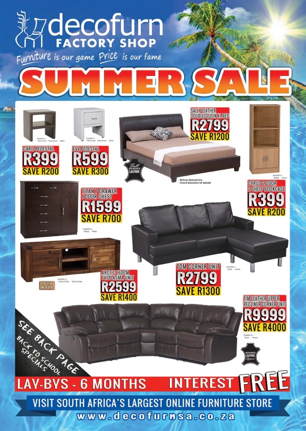 Factory Shops and Shopping in Cape Town, Johannesburg, Durban, Gauteng