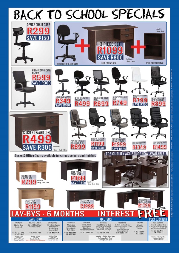 Factory Shops and Shopping in Cape Town, Johannesburg, Durban, Gauteng