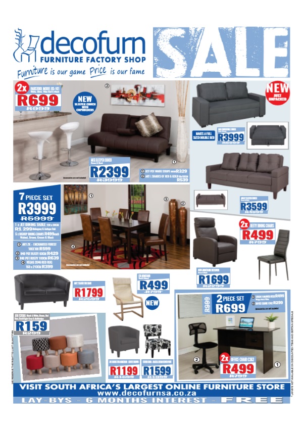 Factory Shops and Shopping Online in Cape Town, Johannesburg, Durban