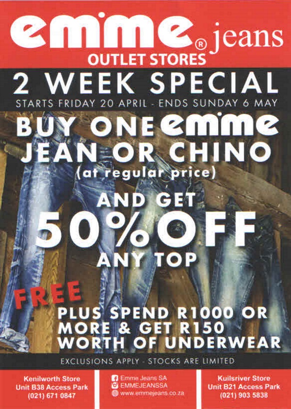 Factory Shops and Shopping Online in Cape Town, Johannesburg, Durban