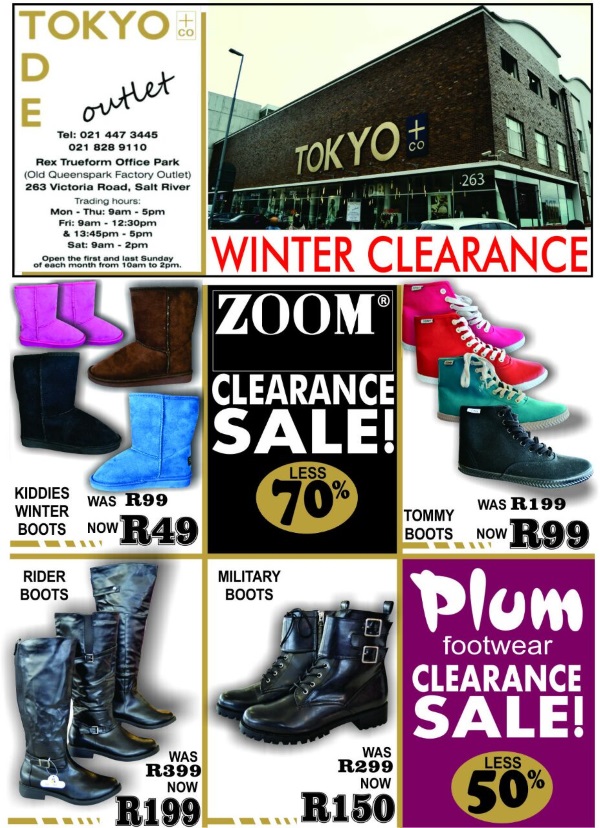 Factory Shops and Shopping in Cape Town, Johannesburg, Durban, Gauteng