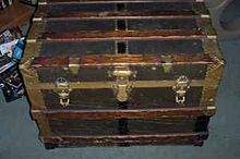 Leather Suitcase HJ Cave Luggage Osilite Trunk Large 